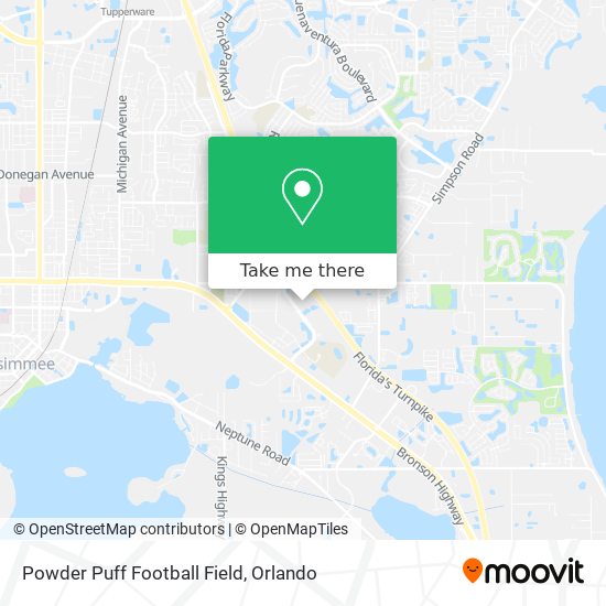 Powder Puff Football Field map