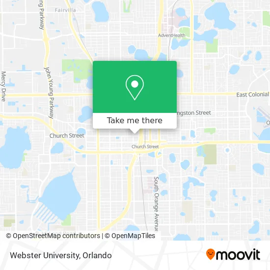 Webster University map