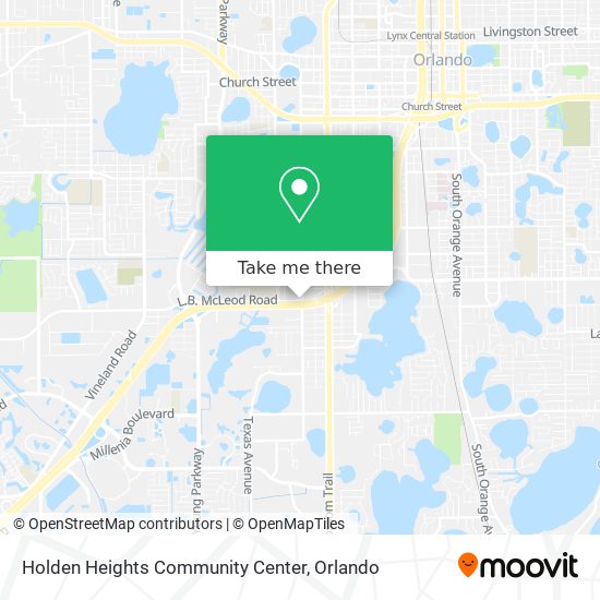 Mapa de Holden Heights Community Center