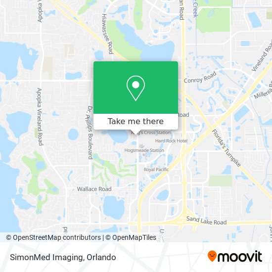 SimonMed Imaging map