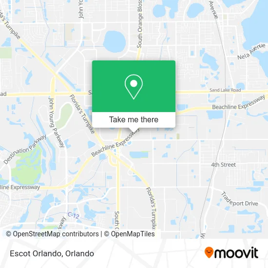 Escot Orlando map