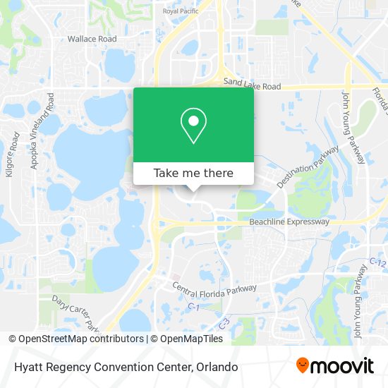 Mapa de Hyatt Regency Convention Center
