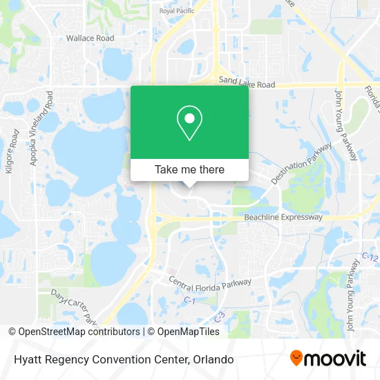 Hyatt Regency Convention Center map