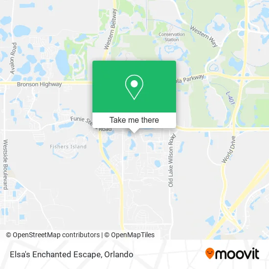 Elsa's Enchanted Escape map