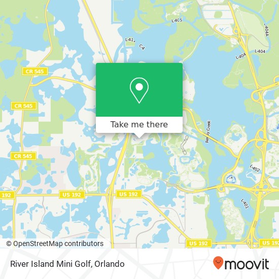 Mapa de River Island Mini Golf