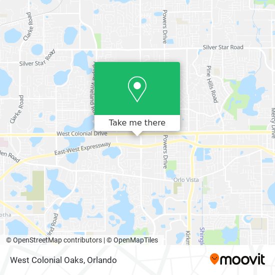 Mapa de West Colonial Oaks
