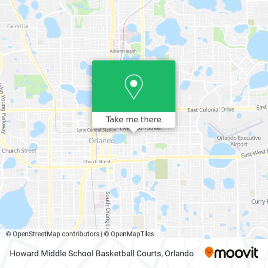 Howard Middle School Basketball Courts map