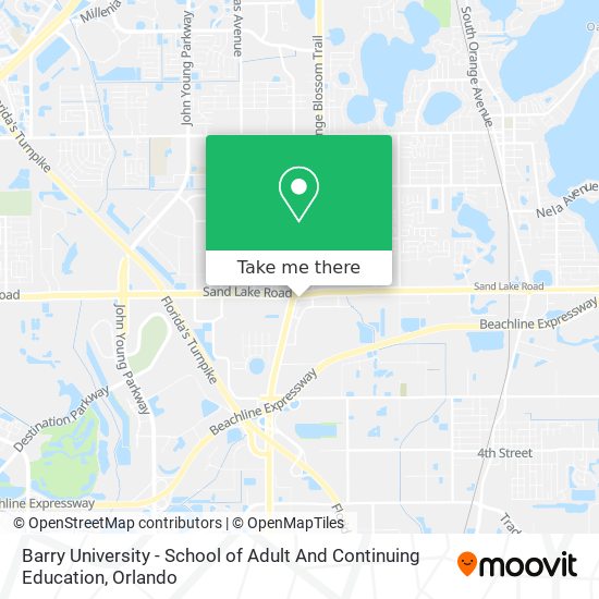 Barry University - School of Adult And Continuing Education map