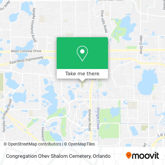 Congregation Ohev Shalom Cemetery map