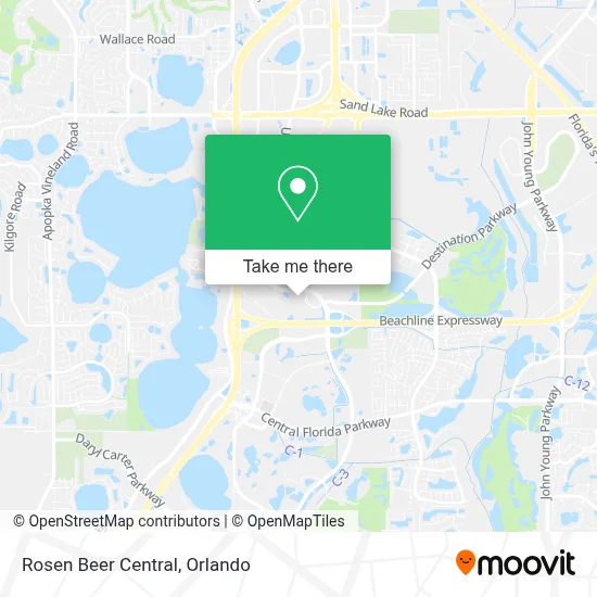 Rosen Beer Central map