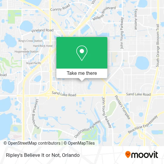 Ripley's Believe It or Not map