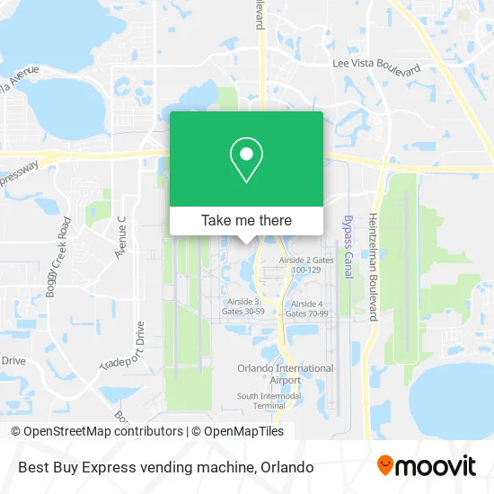 Best Buy Express vending machine map
