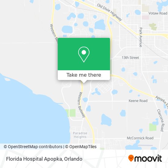 Mapa de Florida Hospital Apopka
