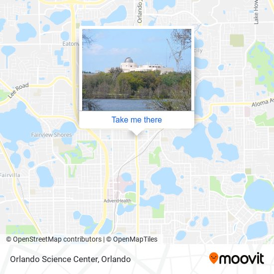 Orlando Science Center map