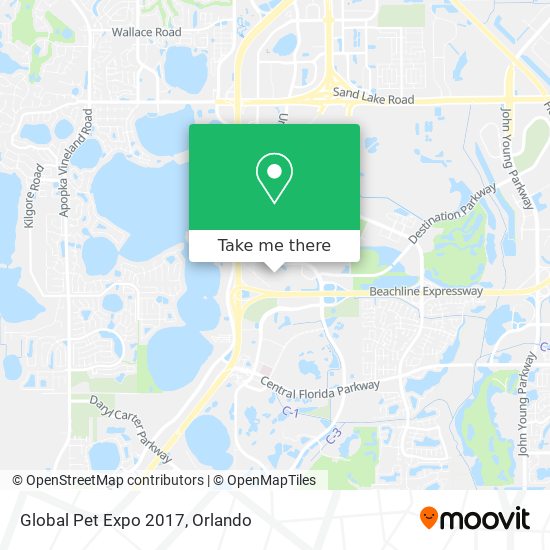 Mapa de Global Pet Expo 2017