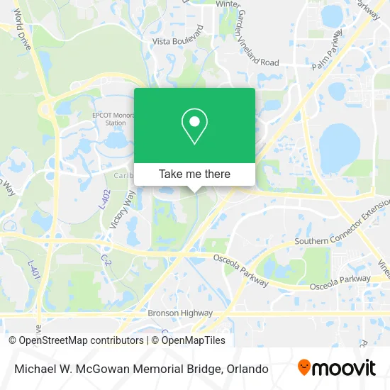Mapa de Michael W. McGowan Memorial Bridge