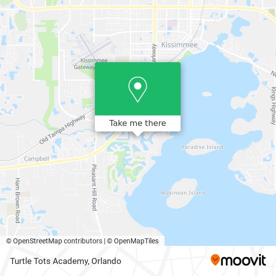 Turtle Tots Academy map