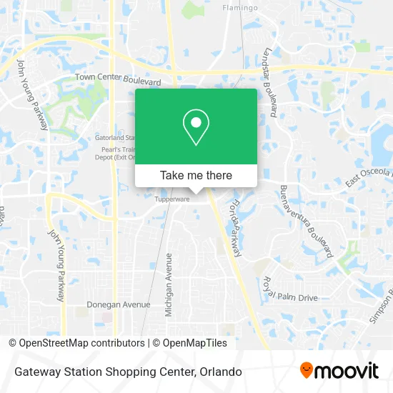 Gateway Station Shopping Center map
