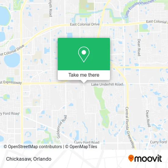 Mapa de Chickasaw
