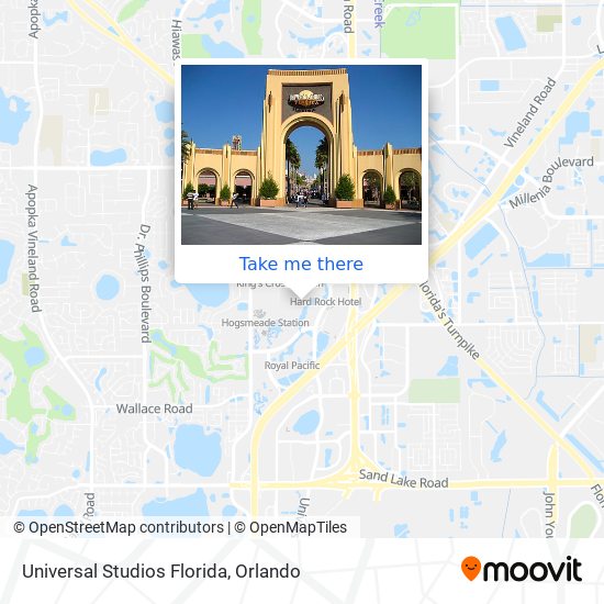 Universal Studios Florida map