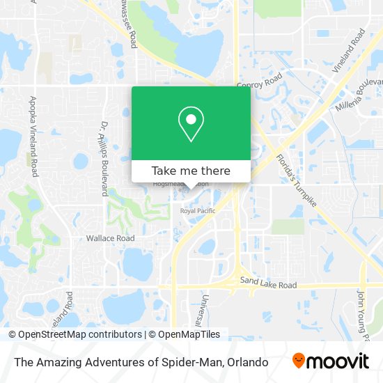 Mapa de The Amazing Adventures of Spider-Man
