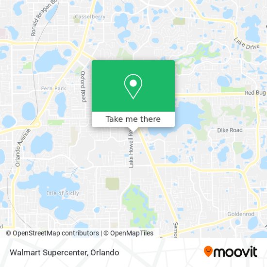 Walmart Supercenter map