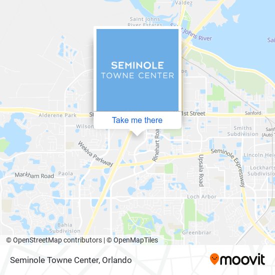 Seminole Towne Center Map How To Get To Seminole Towne Center In Sanford By Bus Or Train?