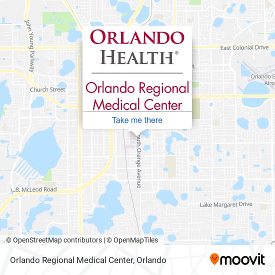 Mapa de Orlando Regional Medical Center