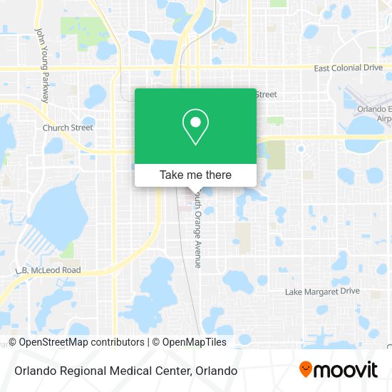 Mapa de Orlando Regional Medical Center