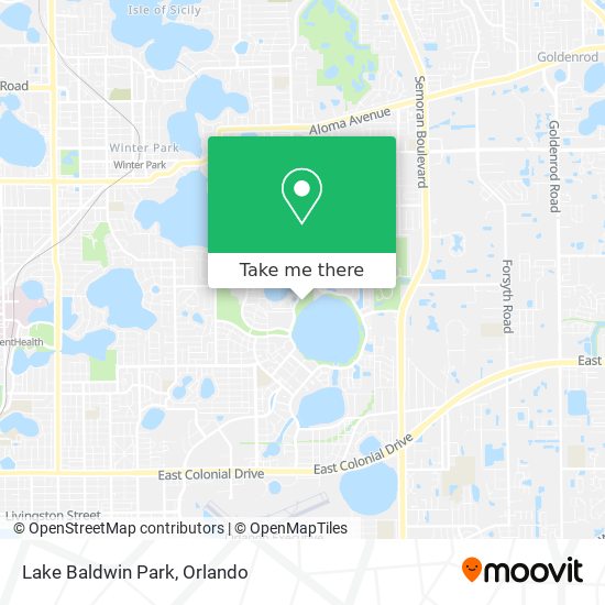 Mapa de Lake Baldwin Park