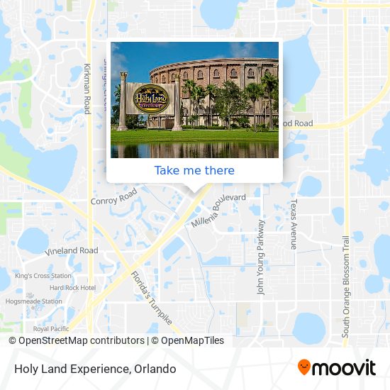 Holy Land Experience map