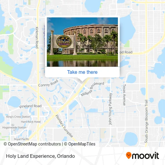 Holy Land Experience map