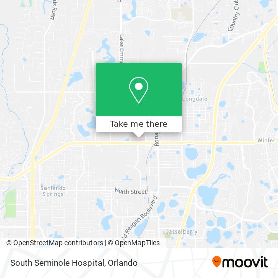 South Seminole Hospital map
