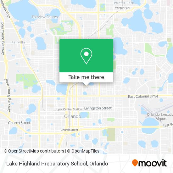 Lake Highland Preparatory School map