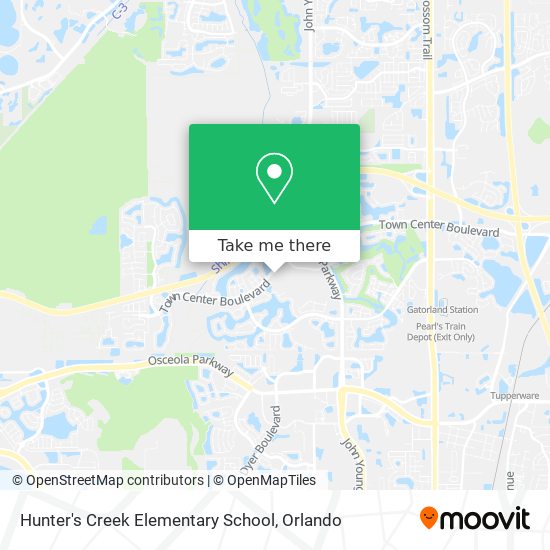 Mapa de Hunter's Creek Elementary School