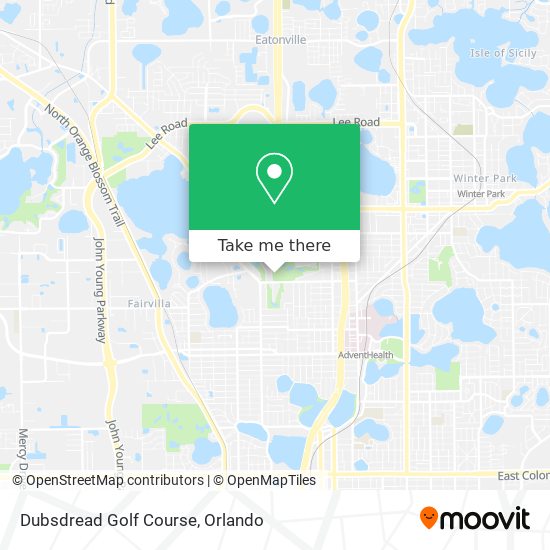 Mapa de Dubsdread Golf Course