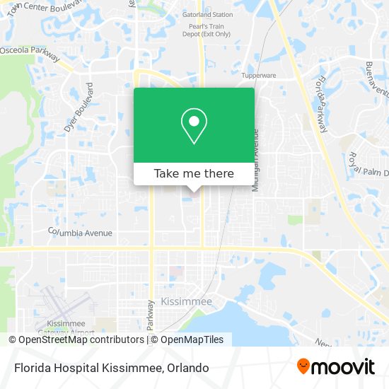 Mapa de Florida Hospital Kissimmee