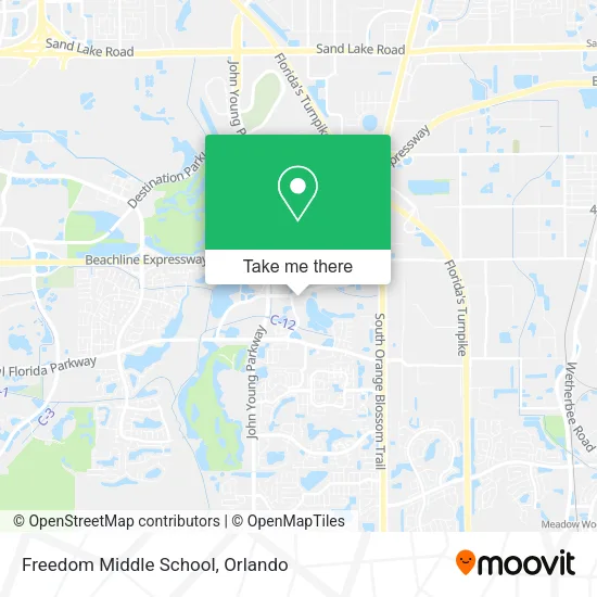 Freedom Middle School map