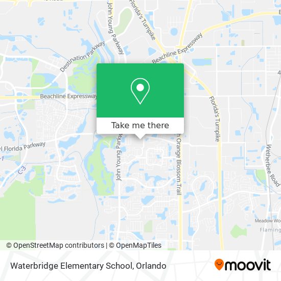 Waterbridge Elementary School map