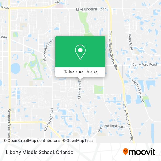 Liberty Middle School map