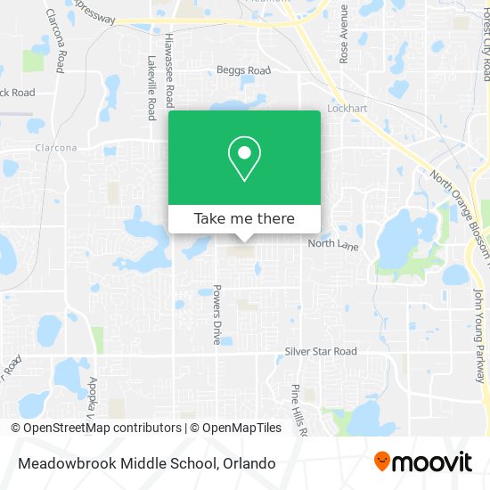 Meadowbrook Middle School map