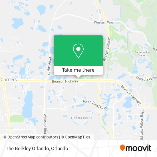 Mapa de The Berkley Orlando