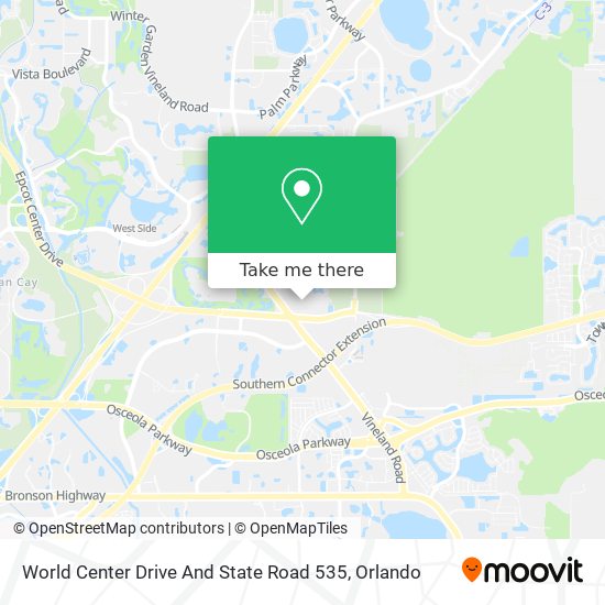 World Center Drive And State Road 535 map