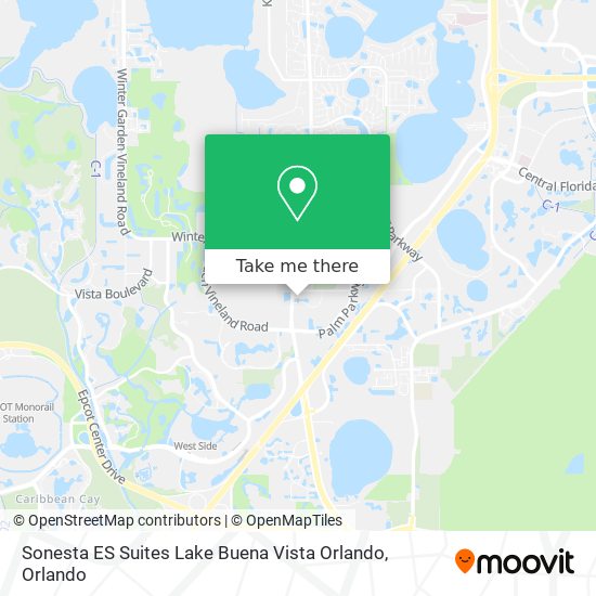 Mapa de Sonesta ES Suites Lake Buena Vista Orlando