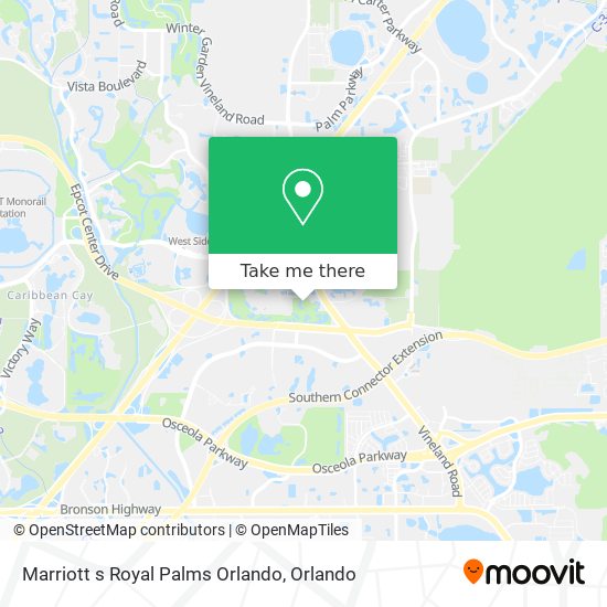 Marriott s Royal Palms Orlando map