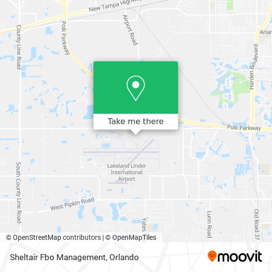 Sheltair Fbo Management map