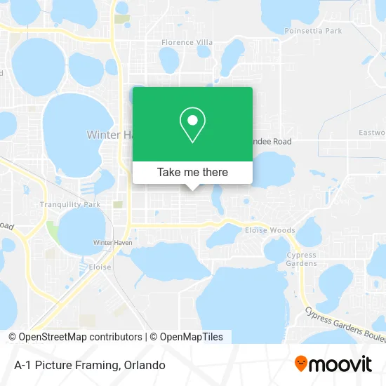 A-1 Picture Framing map