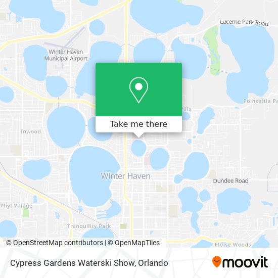 Mapa de Cypress Gardens Waterski Show