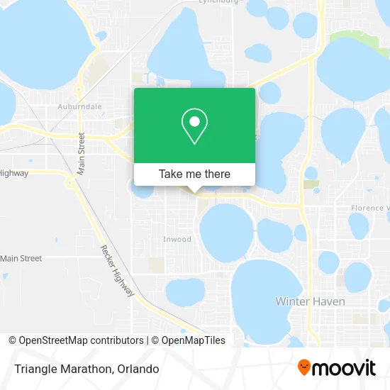 Triangle Marathon map