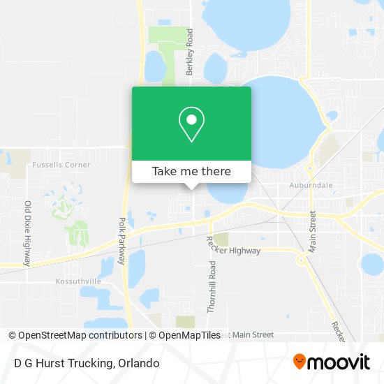 D G Hurst Trucking map